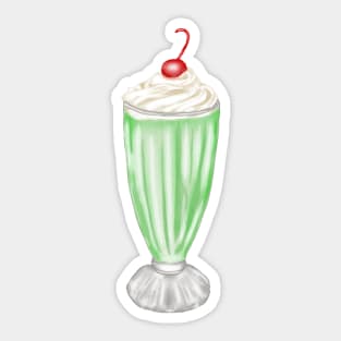 Mint Milkshake Sticker